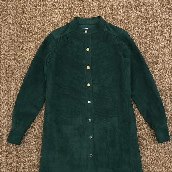 Vintage Ports International Dress Faux Suede - Picture 2 of 15